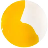Val Pottery Foolish Brekky bowl D20cm H6cm geel / wit