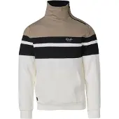 KOROSHI Trui greige / zwart / offwhite