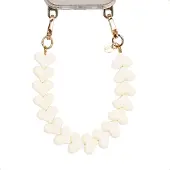Selencia Lova Hartjes Polskoord - Beige
