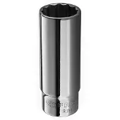 Facom sleutelset, 1/4 inch, 12-kant, lang, 12 mm