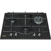 Whirlpool GMT 6422 AN, antraciet, inbouwmodel, 59 cm, gasfornuis, gietijzer, 4 zones