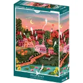 Pieces & Peace Halloween Town Puzzel (1000 stukjes)