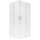 Kerra Xenia douchecabine met schuifdeur 90x90cm wit mat