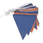 Softee Set Of Back Swimming Flags Oranje,Blauw 16.66 m