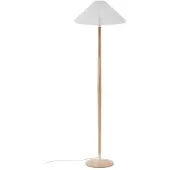 LUCANDE Vloerlamp Ellorin, hout licht, Woon-/ Eetkamer, Hout, Scandinavisch, vloerlamp hout