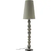 LUCANDE Vloerlamp Lyndorin, groen, Woon-/ Eetkamer, Keramiek, Design, vloerlamp