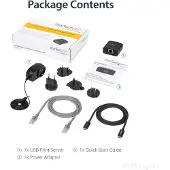 StarTech.com 10/100 Mbit/s Ethernet LPR Printserver USB2.0