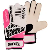 Softee Handschoenen Paar Keeper Europa Blanco/Black/Rosa - 30