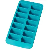 Lékué IJsblokjesvorm - met deksel - Rechthoek - Turquoise