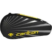 Carlton - Team 1 compartment racket bag- Black/Yellow- Badminton Tas