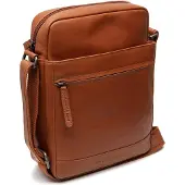 The Chesterfield Brand Chesterfield Anzora Waxed Pull Up Schoudertas - Cognac