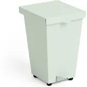 HAY Loop Afvalemmer 8l - Afvalbakken en pedaalemmers Staal Soft Mint - AF170-F285-AI62