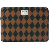 Wouf Laptoptas 'Studio' pueblo / grasgroen / zwart / wit