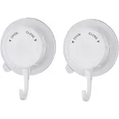 INF Krachtige zuignaphaken, 2 stuks White
