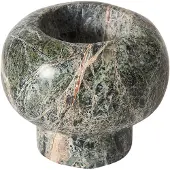 Muubs Vita Kaarshouder Ø7,5 Cm - Kaarshouders Marmer Seagrass - 9190002228