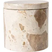 Muubs Vita Pot Met Deksel - Potten & deksels Marmer Seashell - 9190002229
