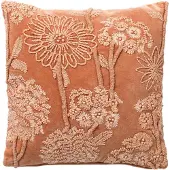 Hoii MARLENE | sierkussen 45x45 cm | Muted Clay | roze | | met duurzame kussenvulling
