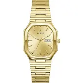 GUESS Analoog horloge 'Oliver' goud