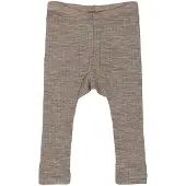 Mikk-Line - Small Kid's Merino Wool Legging - Merino-ondergoed 92, bruin