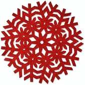 Unique living | placemat ice | rond | polyester | | Ø38cm