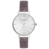 Olivia Burton OB16DE04 Horloge. Quartz, zilver. Dames.
