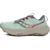 Saucony Loopschoen 'XODUS ULTRA 4' limoen / grijs / pink / wit