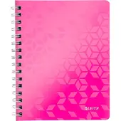 Leitz WOW NOTEBOOK SPIR A5 PP Q RZ