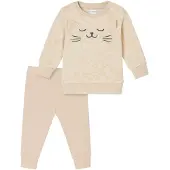 Schiesser Nachtkledij ' Baby Schlafanzug ' sand