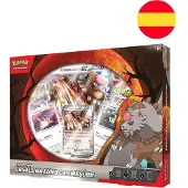 Pokemon Trading Card Game Bloodmoon Ursaluna Ex Pack 4 Envelopes Spanish Transparant Kinderen