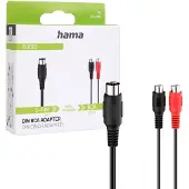 Hama Audio-adapter 2 Cinch-koppelingen - 5-pol. DIN-stekker