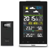 Hama 00222239 Draadloos weerstation Aantal sensoren max.: 3