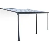 Sweeek Muurpergola 3x4m Avenio Antraciet