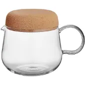 Kosta Boda Viva theepot met kurken deksel 1,2 L Transparant