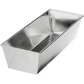 Gastromax cakevorm rechthoekig, witblik, 1,7 liter, zilver