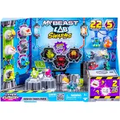 BEAST LAB MrBeast Lab Swarms - Hyper Fusion serie Chaos XL pack - 22 Swarms microbeesten, 5 Fusion caps & 22 stickers