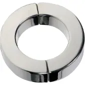 Black Label - Magnetische Scharnierende Cockring - RVS 50 mm