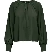 ONLY Blouse 'ONLDINA METTE' donkergroen