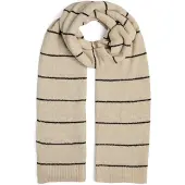 Pieces Sjaal 'PCNORMA' taupe / zwart