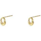Go Dutch Label Oorknoppen Open Drop Stud Goud