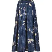 MADELEINE Rok blauw / donkerblauw / wit