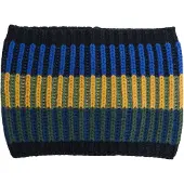 s.Oliver Sjaal navy / donkerblauw / geel / groen