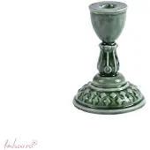 Imbarro – Kandelaar – Kaarsenhouder – Lina – Groen – Metaal – 10.5x15cm