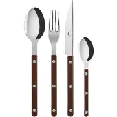 Sabre Bistrot Bestekset 24 Stuks - Besteksets Roestvrijstaal Chocolate - 2346-024-0226
