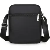 INF Nylon crossbodytas voor heren Zes ritsen