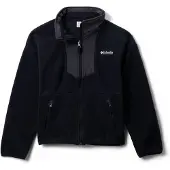 Columbia - Kid's Sequoia Grove Full Zip Fleece - Fleecetrui 8 Years, zwart