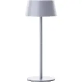 Brilliant Grijze Design Tafellamp Picco Op Batterij