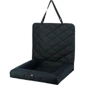 Trixie hondenkussen voor autostoel zwart - 61x50x10 cm