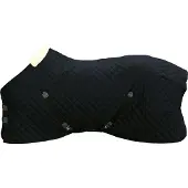 Kentucky Horsewear Horsewear - Staldeken - 600D - 140 cm / 6'3 - Vegan konijnenvacht - Zwart