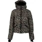 Brunotti Fiasky-Print Ski- en snowboardjas meisjes Zwart dessin 152