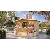 Intergard Verkoopstand kiosk verkoopkraam kerstkraam 199x205x232cm